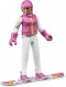 Figurka žena blond snowboardistka BRUDER WORLD
