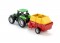 Traktor DEUTZ FAHR AGROTRON se sběracím vozem POTTINGER SIKU 1676