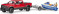 Auto RAM 2500 POWER WAGON s vozíkem, vodním skútrem BRUDER 02503