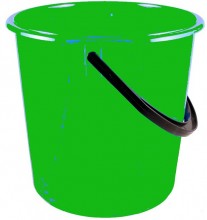 Kbelík 10 L plastový zelený