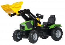 Traktor šlapací DEUTZ FAHR 5120 s čelním nakladačem ROLLY TOYS