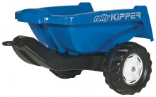 Návěs sklopný KIPPER II ROLLY za šlapací traktory ROLLY TOYS modrý