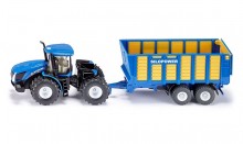 SIKU 1947 Traktor NEW HOLLAND T9.560 s návěsem SILOPOWER 1:50