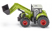 SIKU 1979 Traktor CLAAS AXION 850 s čelním nakladačem 1:50