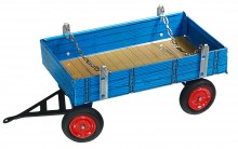 Přívěs traktorový modrý nízké bočnice EILBULLDOG KOVAP 0407