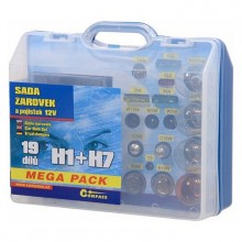 Sada žárovek UNIVERSAL MEGA 12V /H1 + H7    