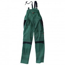 Kalhoty pracovní s laclem GRANIT zelené