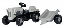ROLLY TOYS Traktor šlapací LITTLE GREY FERGIE s přívěsem