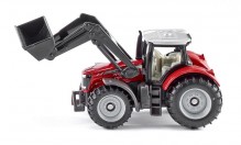 SIKU 1484 Traktor MASSEY FERGUSON  s čelním nakladačem 