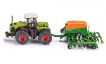 SIKU 1826 Traktor CLAAS XERION se secím strojem AMAZONE CAYENNA6001 1:87