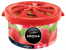 Osvěžovač AROMA CAR ORGANIC STRAWBERRY 40g