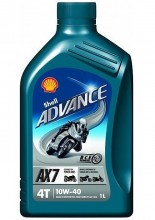 Olej SHELL ADVANCE 4T AX7 10W-40 1L