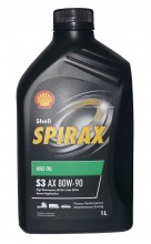 Olej SHELL SPIRAX S3 AX 1L 80W-90 HYPO převodový