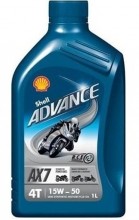 Olej SHELL ADVANCE 4T AX7 15W-50 1L