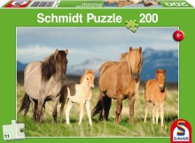 Puzzle Koníci 200 dílů