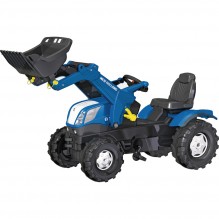 Traktor šlapací NEW HOLLAND T7 s čelním nakladačem ROLLY TOYS