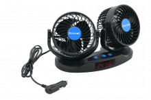 Ventilátor 12V MITCHELL DUO 130 mm na lepící pásky