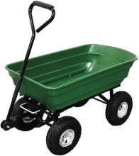 Vozík GARDEN CART GREEN tažený čtyřkolový nosnost 120 kg