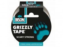 Páska samolepící BISON GRIZZLY TAPE 10 m stříbrná