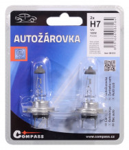 COMPASS H7 PX26d 12V 80/100W žárovka sada