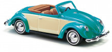 BUSCH 46714 Auto VW Brouk CABRIO zelený 1:87