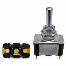 Přepínač páčkový OFF-ON-OFF 3pol.12-24V/20-5A, konektory