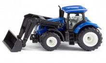 SIKU 1396 Traktor NEW HOLLAND s čelním nakladačem