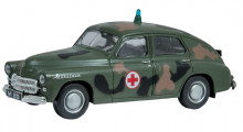 DAFFI B-250 Auto Warszawa M-20 vojenská sanita 1:43