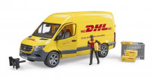 Auto MERCEDES BENZ SPRINTER DHL s figurkou BWORLD