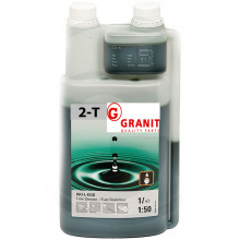 Olej 2T GRANIT motorový 1L polosyntetický zelený