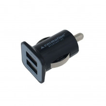 Nabíječka do auta CARMOTION 2× USB, černá 12/24V