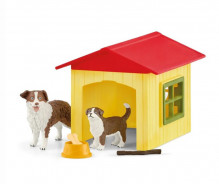 SCHLEICH 42573 Psí bouda SET se zvířátky