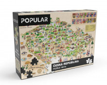 Popular Puzzle Mapa České republiky 160 dílů