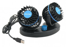 Ventilátor 5V MITCHELL DUO 85 mm na lepící pásky, USB