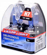 Sada žárovek COMPASS H7 PX26d 12V 100W WHITE LASER