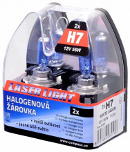 Sada žárovek COMPASS H7 12V/55W LASER LIGHT