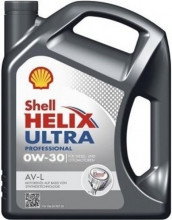 Olej SHELL HELIX ULTRA PROFESSIONAL AV-L motorový 0W-30 5L