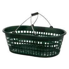 Koš zahradní plastový s rukojetí JOPA 15 kg zelený
