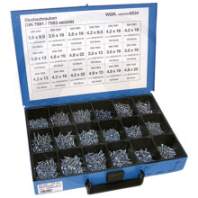 Sada šroubů do plechu DIN 7981/7983 GRANIT 1600 ks