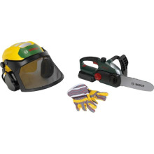 Dětská motorová pila BOSCH a ochranné pomůcky KLEIN 8197