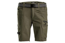 KRAMP 4WAY STRETCH Pracovní šortky olivové