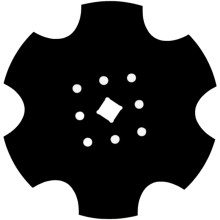 Disk CLEMENS 300 x 4 mm zubatý