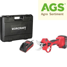 WORCRAFT CSC-S20LiB Nůžky na větve zahradní, AKU 20V, Li-Ion, 30 mm SET