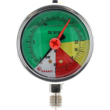 GRANIT Manometr MPa 6 olej 63 mm spodní vývod 1/4