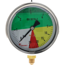 GRANIT Manometr MPa 2,5 olej 100 mm spodní vývod 1/4