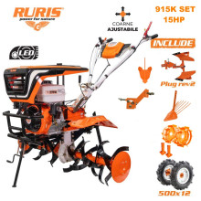 RURIS 915K AC 15HP SET kypřič, pohonná jednotka