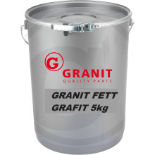 Plastické mazivo GRANIT FETT grafit černé 5kg +120°C
