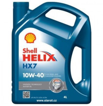 Olej SHELL HELIX HX7 motorový 10W-40 4L