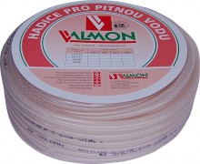 VALMON PVC hadice pitná voda 19/26 mm světle růžová návin 25 m