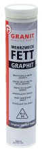 Plastické mazivo GRANIT FETT grafit patrona 500g +120°C